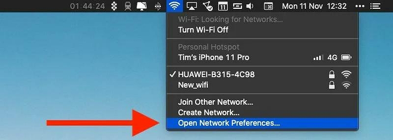 忘記 Mac 上的 Wi-Fi 網路 | 忘記 Mac 上的網絡