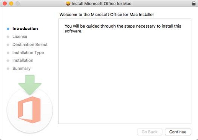 click Continue | Completely Uninstall Microsoft 365 or Office Mac