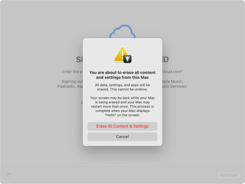 Borrar todo el contenido | Reiniciar Macbook Pro