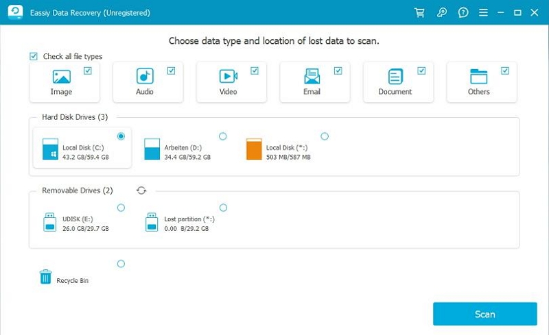 Eassiy Data Recovery software2 | Mac Freezes At Startup