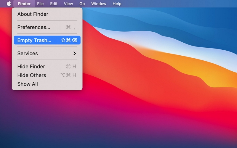 Empty Trash | empty trash on mac