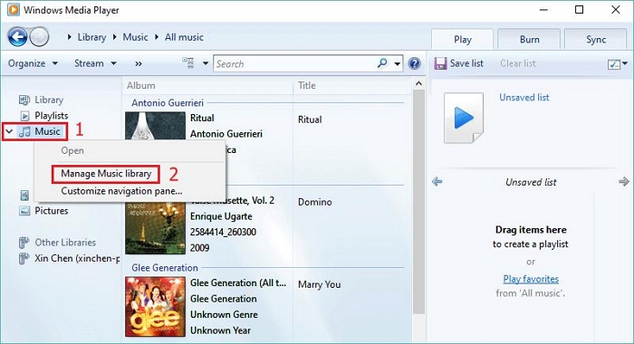 重複した音楽メディア プレーヤーを削除するステップ 2 |  重複した音楽ファイルの検索/削除 Mac/Windows