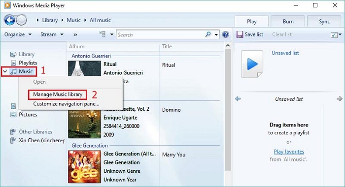 Entfernen Sie doppelte Musik- Media-Player Schritt 2 | Suchen/löschen Sie doppelte Musikdateien unter Mac/Windows