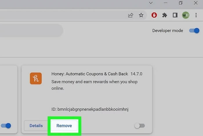remove extensions from Chrome | Clear System Data Storage Mac