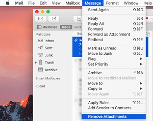 Удалить вложение к почте Mac | удалить вложения почты на Mac