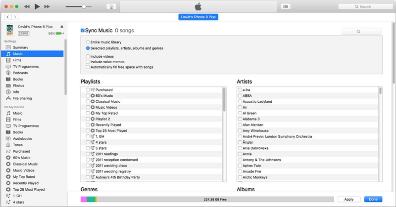 Remove Unwanted Songs | manage icloud storage on mac