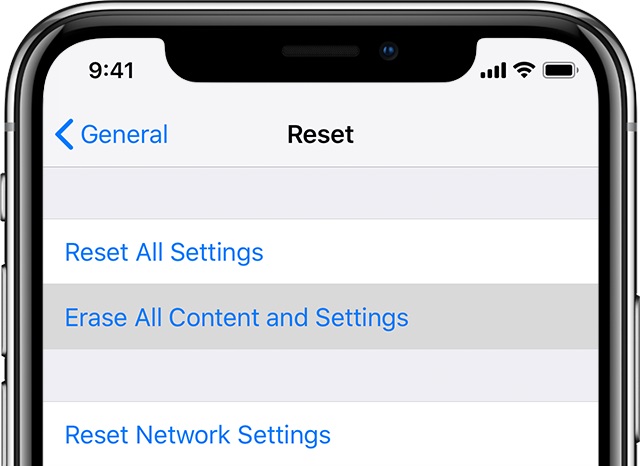 reset iphone | clean junk files iphone