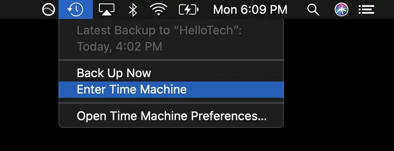 進入時間機器 | 在 Mac 上找不到應用程式支援資料夾