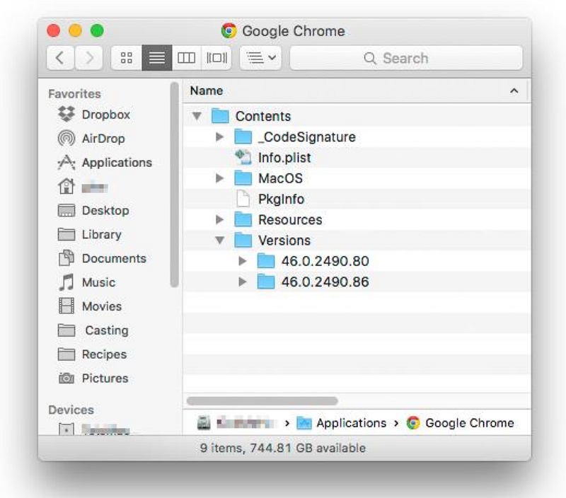 delete google's update folder | uninstall google on mac