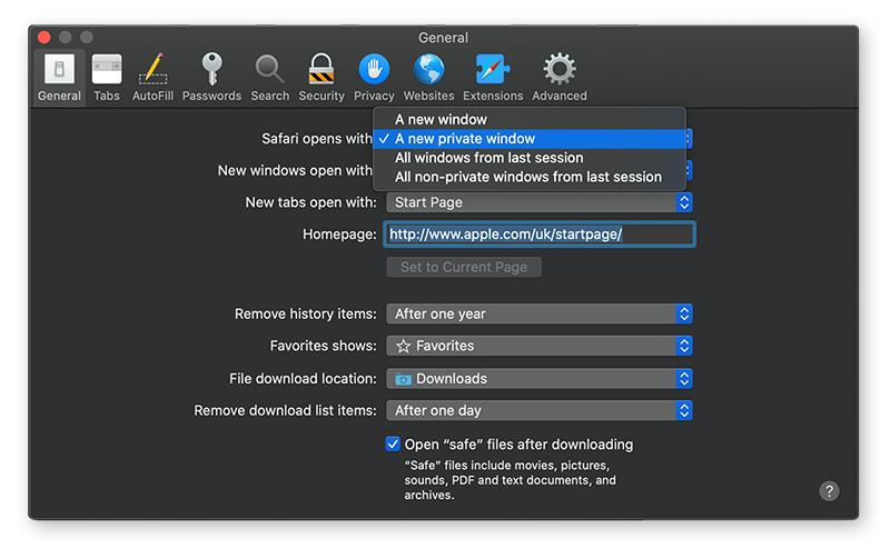 Safari Opens With | Speed Up Downloads on Mac