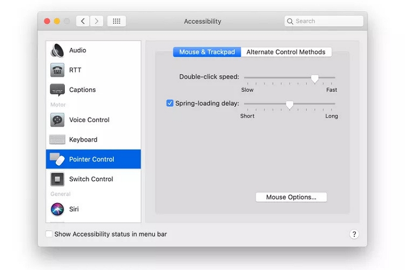 Mouse and Trackpad |Speed Up Mouse on Mac