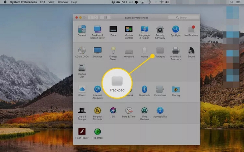 Pantalla de Preferencias del Sistema | Acelerar el mouse en Mac