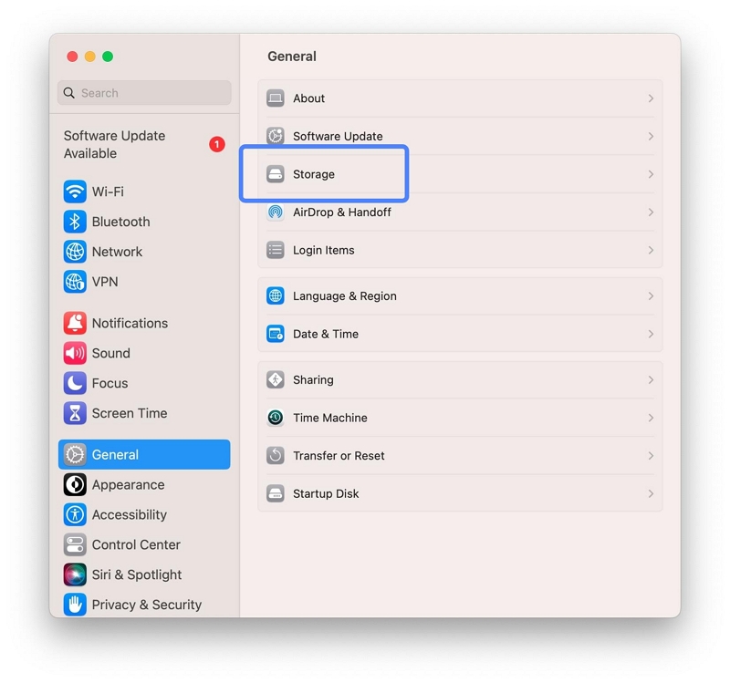 General | delete large files on mac