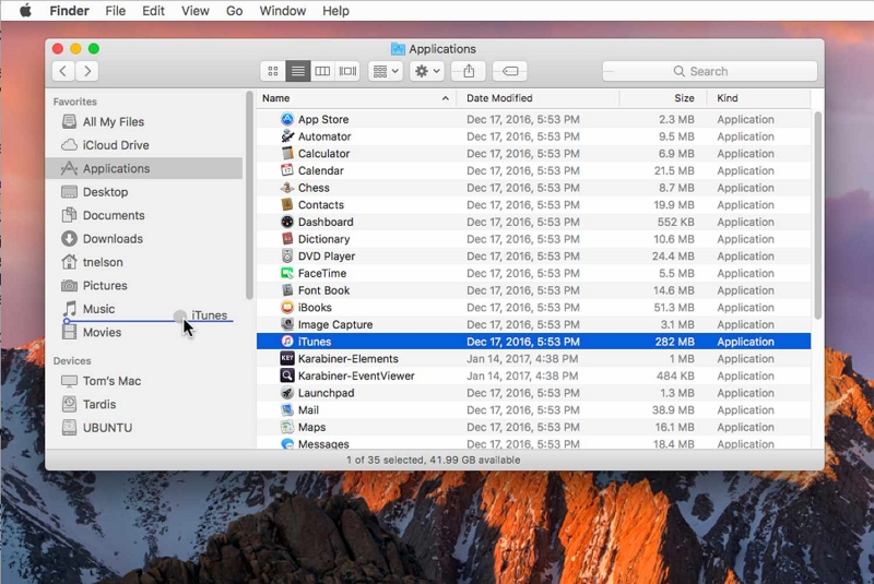 favorite folder | arrange files on your mac