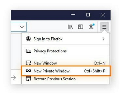 private browsing window | Turn Off Private Browsing History