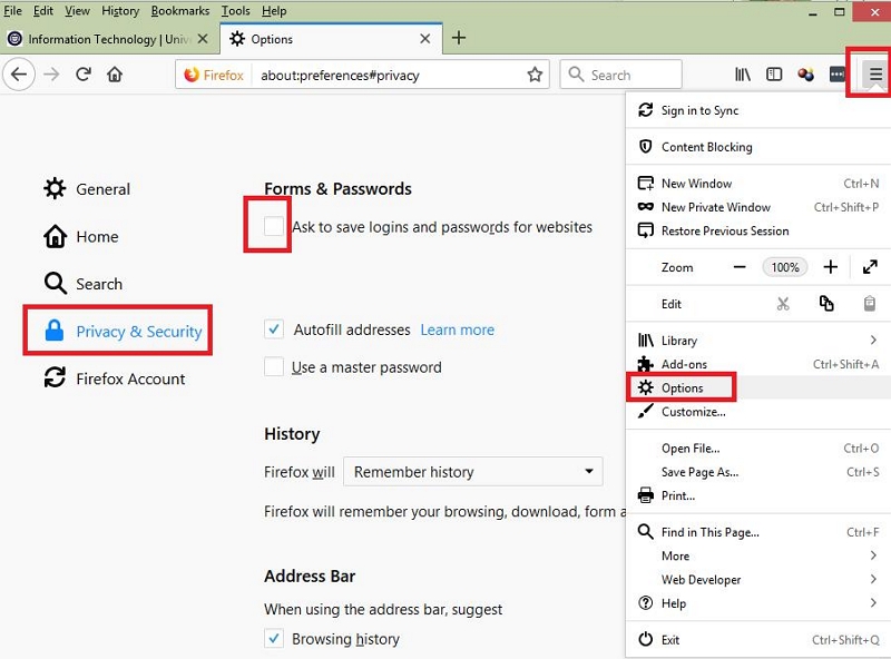 privacy  | remove autofill on mac