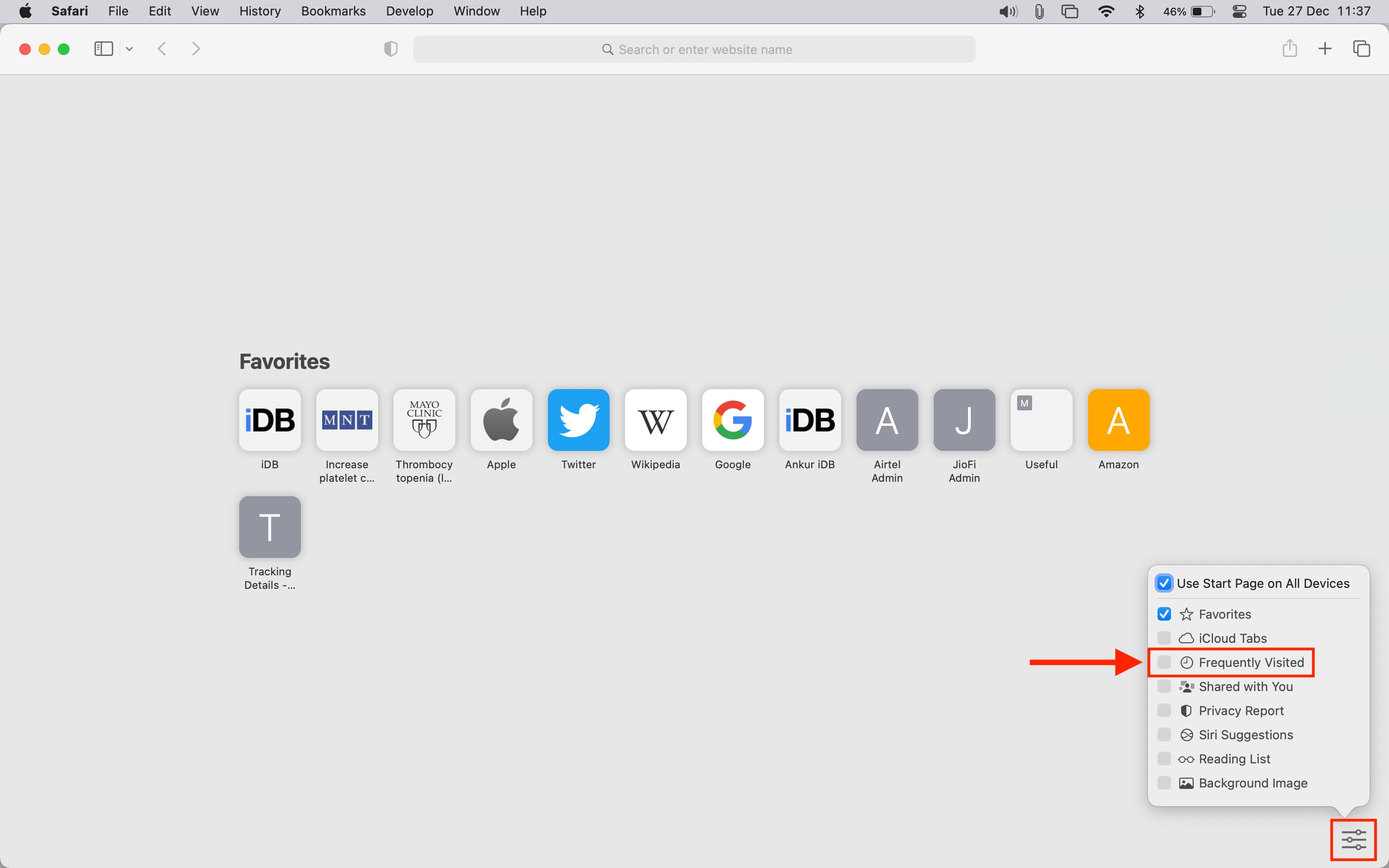 頻繁にアクセスする safari mac のチェックを外します。 Mac/iPhone/iPad でよくアクセスする Safari サイトを削除する