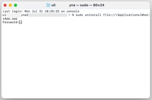 uninstall apps in terminal | uninstall Apps on Mac