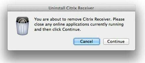 Desinstale Citrix Receiver en Mac manualmente paso 3 | desinstalar Citrix Workspace en Mac