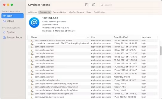 choose Delete Keychain | delete keychain mac